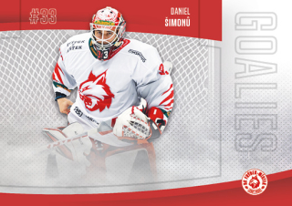 Hokejová karta Daniel Šimonů Goal S2 2022-23 Goalies č. 34