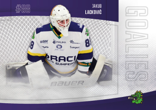 Hokejová karta Jakub Lackovič Goal S2 2022-23 Goalies č. 38