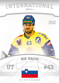 Hokejová karta Rok Macuh Goal S2 2022-23 International Team č. 5