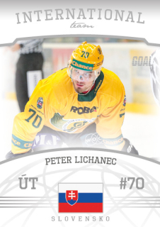 Hokejová karta Peter Lichanec Goal S2 2022-23 International Team č. 4