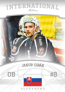 Hokejová karta Jakub Cibák Goal S2 2022-23 International Team č. 7