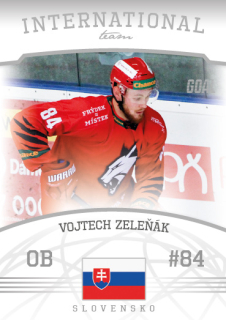 Hokejová karta Vojtech Zeleňák Goal S2 2022-23 International Team č. 9