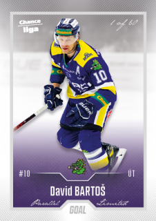 Hokejová karta David Bartoš Goal Cards 2022-23 Série 2 Silver karta č.375