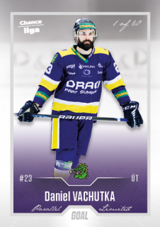 Hokejová karta Daniel Vachutka Goal Cards 2022-23 Série 2 Silver karta č.380