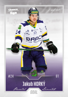 Hokejová karta Jakub Horký Goal Cards 2022-23 Série 2 Silver karta č.381
