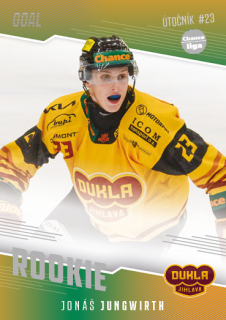 Hokejová karta Jonáš Jungwirth Goal S2 2022-23 Rookie č. 3