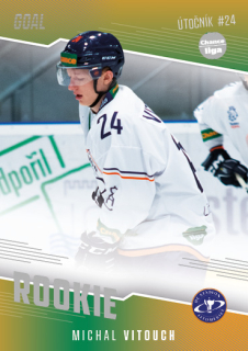 Hokejová karta Michal Vitouch Goal S2 2022-23 Rookie č. 7