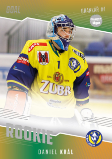 Hokejová karta Daniel Král Goal S2 2022-23 Rookie č. 8