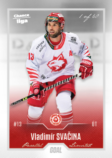 Hokejová karta Vladimír Svačina Goal Cards 2022-23 Série 2 Silver karta č.335