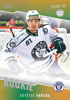 Hokejová karta Kryštof Ouřada Goal S2 2022-23 Rookie č. 11