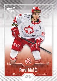 Hokejová karta Pavel Matěj Goal Cards 2022-23 Série 2 Silver karta č.341