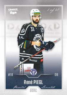 Hokejová karta René Piegl Goal Cards 2022-23 Série 2 Silver karta č.318