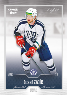 Hokejová karta Josef Zajíc Goal Cards 2022-23 Série 2 Silver karta č.319