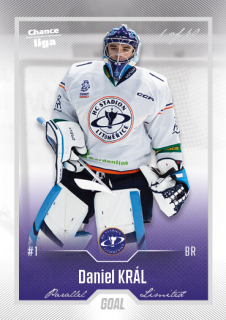 Hokejová karta Daniel Král Goal Cards 2022-23 Série 2 Silver karta č.259