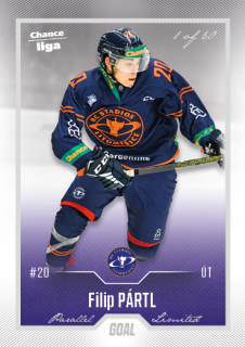 Hokejová karta Filip Pártl Goal Cards 2022-23 Série 2 Silver karta č.267