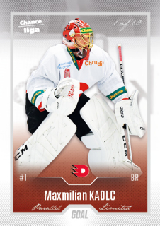 Hokejová karta Maxmilian Kadlc Goal Cards 2022-23 Série 2 Silver karta č.343