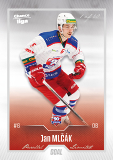 Hokejová karta Jan Mlčák Goal Cards 2022-23 Série 2 Silver karta č.359