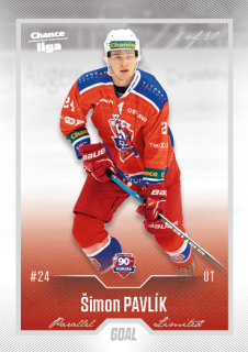 Hokejová karta Šimon Pavlík Goal Cards 2022-23 Série 2 Silver karta č.363