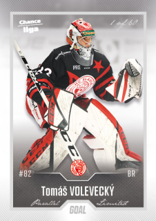 Hokejová karta Tomáš Volevecký Goal Cards 2022-23 Série 2 Silver karta č.302