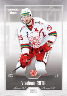 Hokejová karta Vladimír Roth Goal Cards 2022-23 Série 2 Silver karta č.303