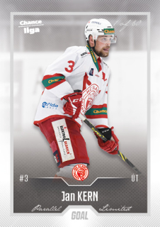 Hokejová karta Jan Kern Goal Cards 2022-23 Série 2 Silver karta č.307