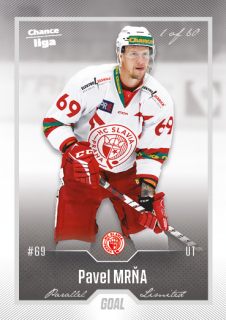 Hokejová karta Pavel Mrňa Goal Cards 2022-23 Série 2 Silver karta č.313