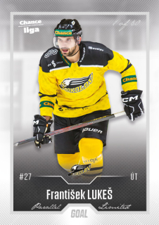 Hokejová karta František Lukeš Goal Cards 2022-23 Série 2 Silver karta č.241