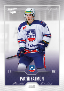 Hokejová karta Patrik Fajmon Goal Cards 2022-23 Série 2 Silver karta č.273