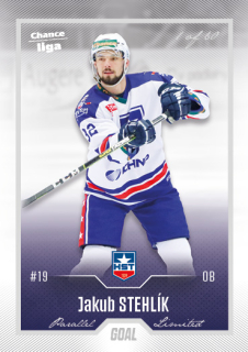 Hokejová karta Jakub Stehlík Goal Cards 2022-23 Série 2 Silver karta č.274