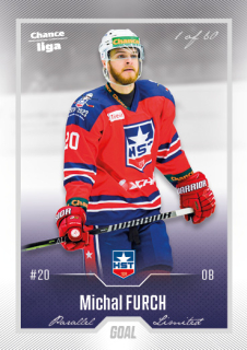 Hokejová karta Michal Furch Goal Cards 2022-23 Série 2 Silver karta č.275