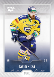 Hokejová karta Jakub Husa Goal Cards 2022-23 Série 2 Silver karta č.387