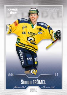 Hokejová karta Šimon Fromel Goal Cards 2022-23 Série 2 Silver karta č.396
