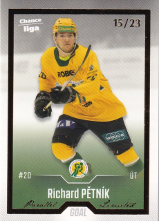 Hokejová karta Richard Pětník Goal Cards 2022-23 Série 2 Gold č.226