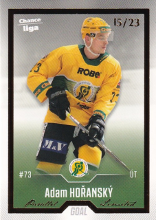 Hokejová karta Adam Hořanský Goal Cards 2022-23 Série 2 Gold č.229