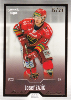 Hokejová karta Josef Zajíc Goal Cards 2022-23 Série 2 Gold č.250