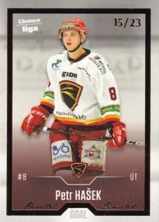 Hokejová karta Petr Hašek Goal Cards 2022-23 Série 2 Gold č.252