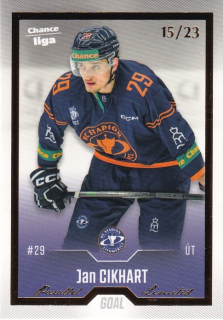 Hokejová karta Jan Cikhart Goal Cards 2022-23 Série 2 Gold č.269