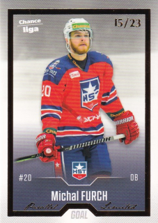 Hokejová karta Michal Furch Goal Cards 2022-23 Série 2 Gold č.275