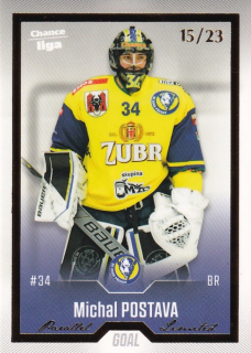 Hokejová karta Michal Postava Goal Cards 2022-23 Série 2 Gold č.288