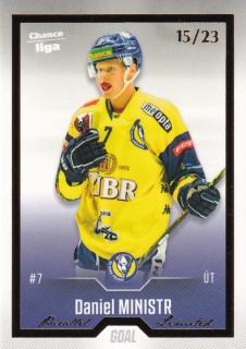 Hokejová karta Daniel Ministr Goal Cards 2022-23 Série 2 Gold č.293