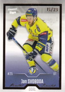 Hokejová karta Jan Svoboda Goal Cards 2022-23 Série 2 Gold č.298