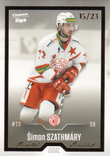 Hokejová karta Šimon Szathmáry Cards 2022-23 Série 2 Gold č.306