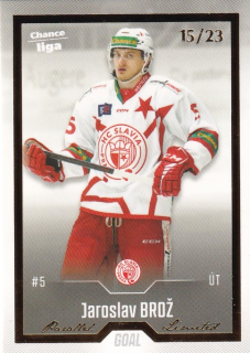 Hokejová karta Jaroslav Brož Cards 2022-23 Série 2 Gold č.308