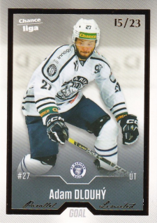Hokejová karta Adam Dlouhý Cards 2022-23 Série 2 Gold č.325