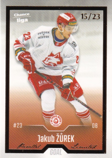 Hokejová karta Jakub Žůrek Cards 2022-23 Série 2 Gold č.333