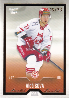 Hokejová karta Aleš Sova Cards 2022-23 Série 2 Gold č.334