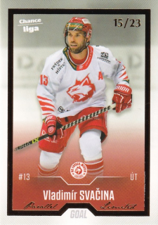 Hokejová karta Vladimír Svačina Cards 2022-23 Série 2 Gold č.335