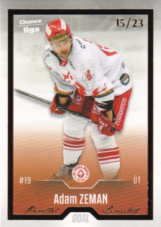 Hokejová karta Adam Zeman Cards 2022-23 Série 2 Gold č.337