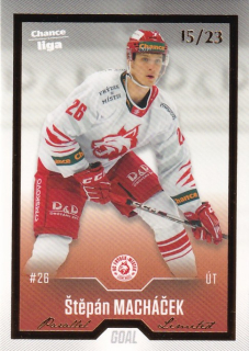 Hokejová karta Štěpán Macháček Cards 2022-23 Série 2 Gold č.339