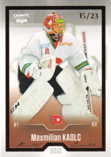 Hokejová karta Maxmilian Kadlc Cards 2022-23 Série 2 Gold č.343